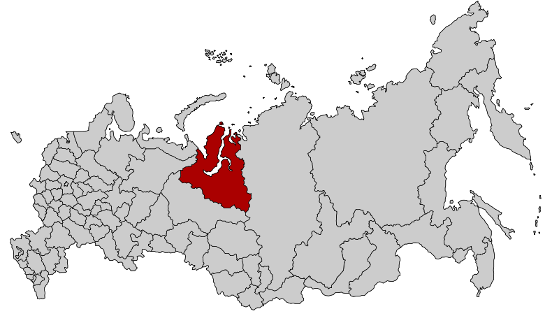 Ямало-Ненецкий на карте России